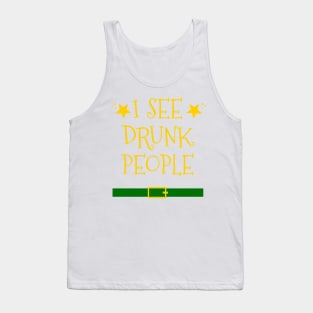 I See Drunk People Holiday Tank Top